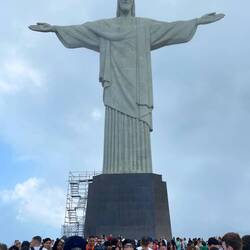 Cristo Redentor (Christus, der Erlöser) - neben dem Zuckerhut das zweite Wahrzeichen von Rio