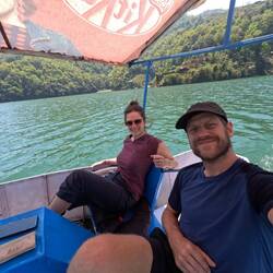 Pedalofahreb auf dem Phewasee