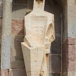 This saint watches wherever you stand