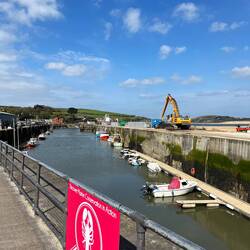 Padstow am Hafen