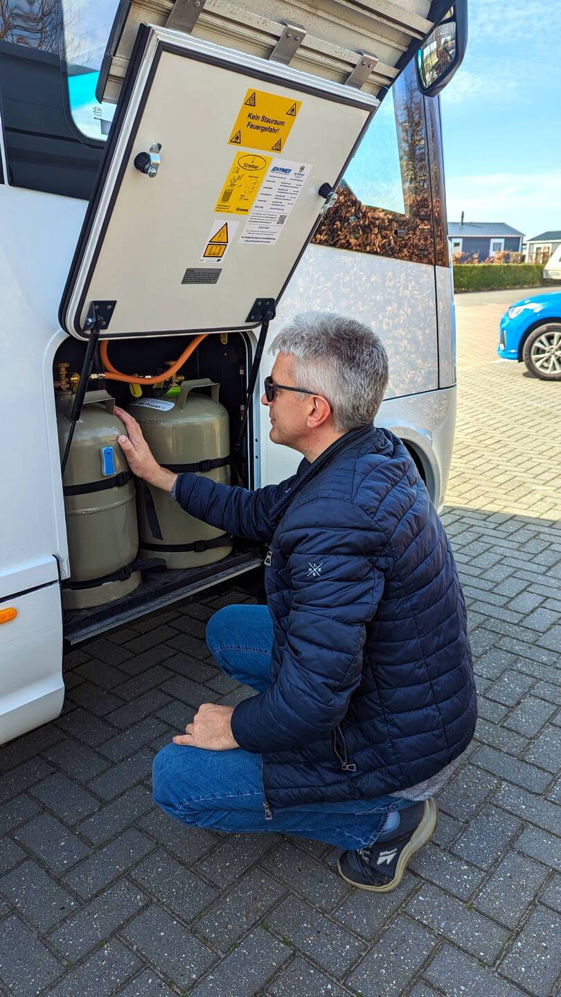 Refill unserer Gasflaschen