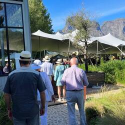Arriving at the winery