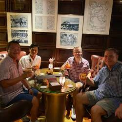 Dinner with our friends from London