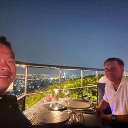 Dinner at the Banyan Tree In Bangkok