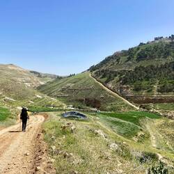 der Aufstieg nach Kerak