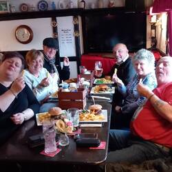 Last meal! Nice pub, good food