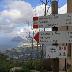 SI sign next to CAI Erice