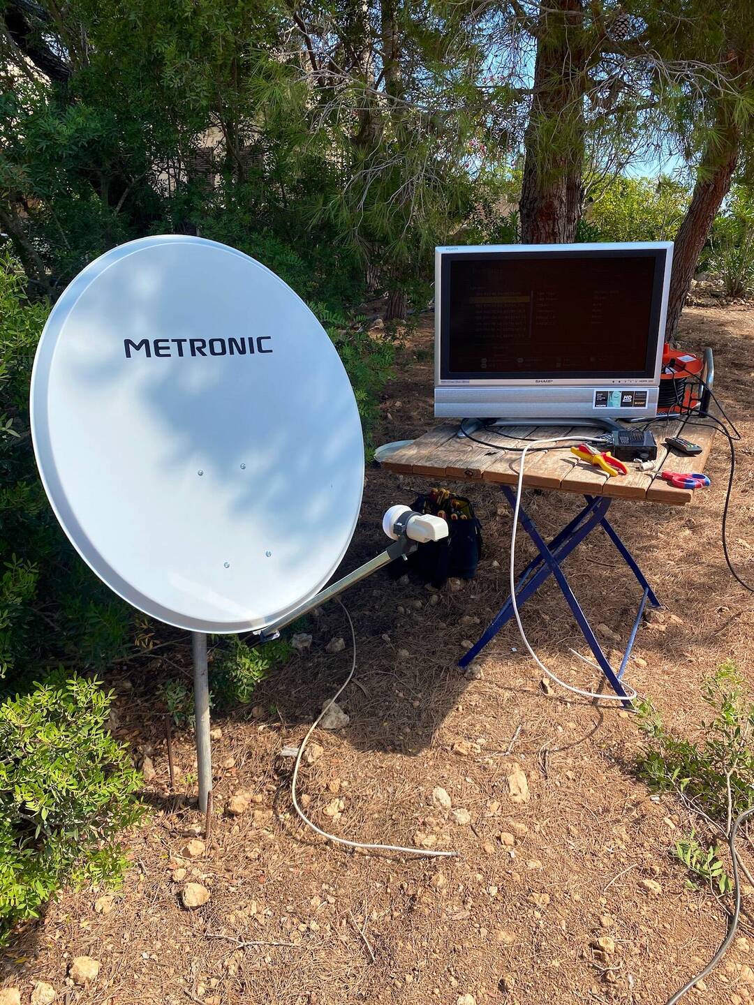 Satelliten-Suche