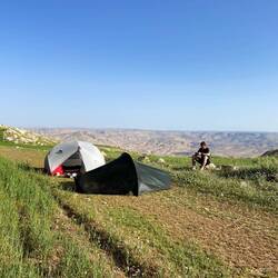 unser heutiger Zeltplatz