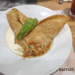 Farewell dinner at Bogotá airport