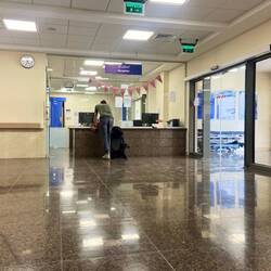 In der Notaufnahme konnte sich Philipp die Fäden ziehen lassen.