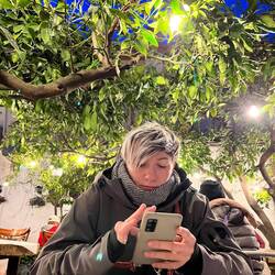 Es war dezent kalt beim Abendbrot, aber ein sehr schicker Garten