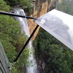 Fitzroy Falls- very high, very scary and it was pouring with rain