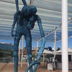 New national art Gallery NSW entrance sculpture