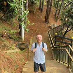 A Wolf 🐺 in the background.... 😂