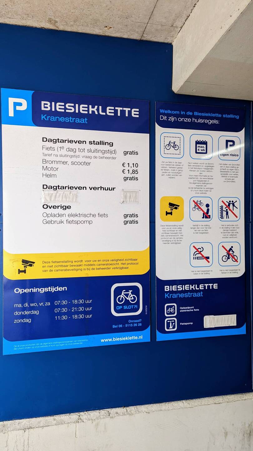 Bewachter Fahrradstellplatz