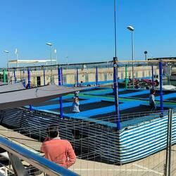 Trampoline park for the kids