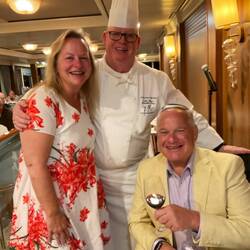 Two Executive Chefs --- this one Scotland, Colin, and the other is from France, Farid