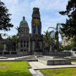Gate of Memory and Town Hall — Durban, South Africa.