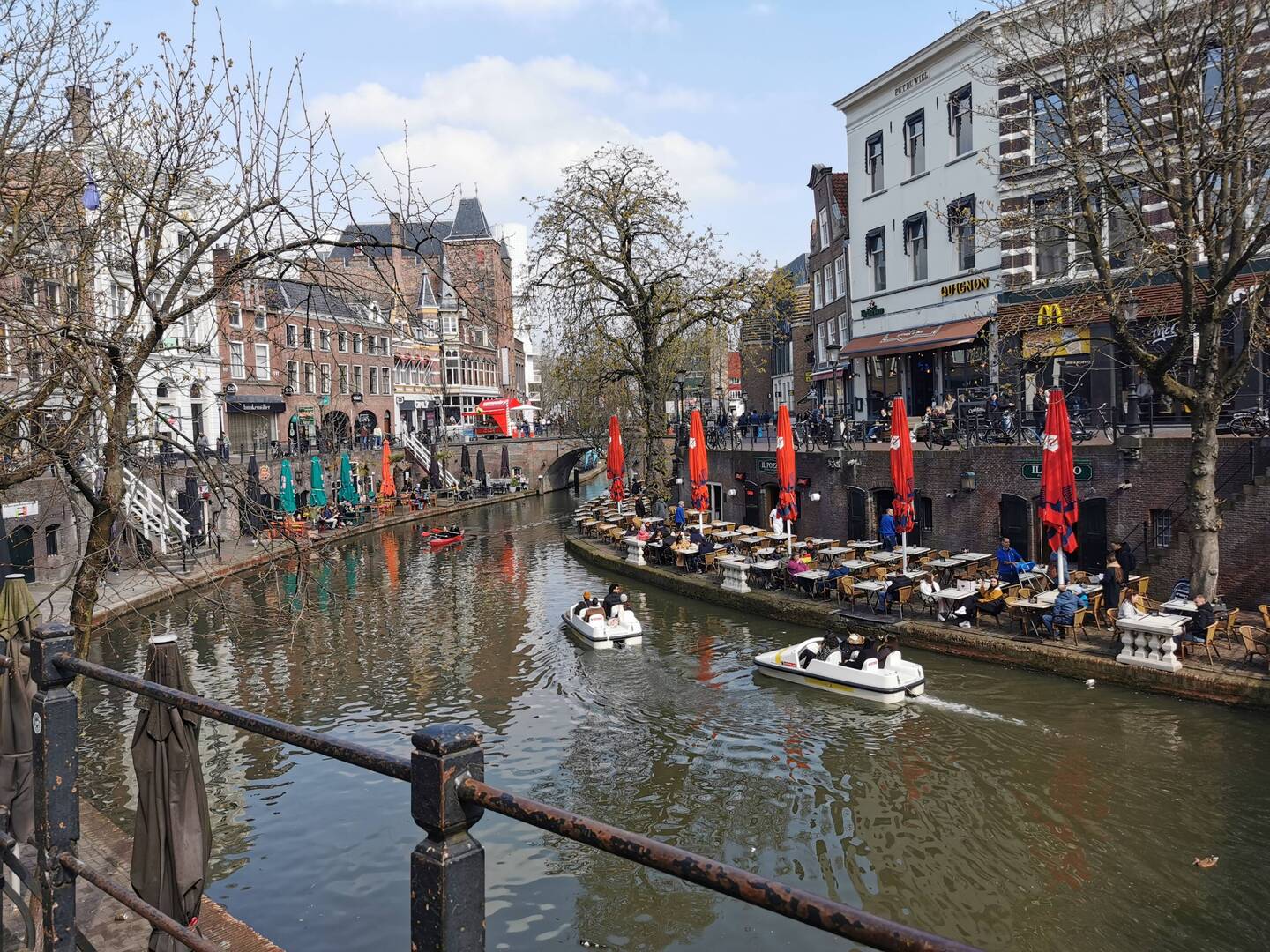 Die Oudegracht...ein Hauptanziehungspunkt