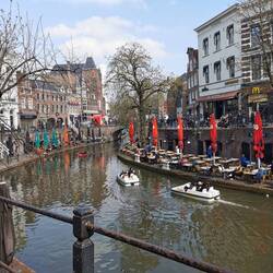 Die Oudegracht...ein Hauptanziehungspunkt