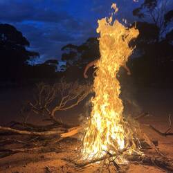 And a ripper fire and a few fire works to end a big day