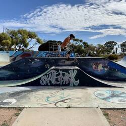 Skate at Ceduna to work off the sugar
