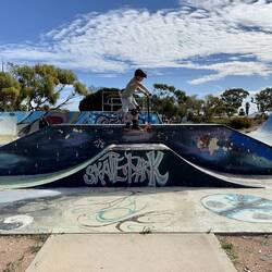 Skate at Ceduna to work off the sugar