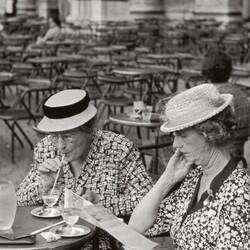 Two American Tourists, Rome, Italy, 1951