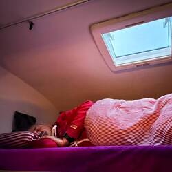 Nach einem Guniss und Glas Tequila Sunrise tiefer Nachmittagsschlaf