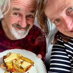 Leckeres Omlett zum Frühstück- Ostersonntag