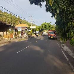 Straße in Candi Dasa