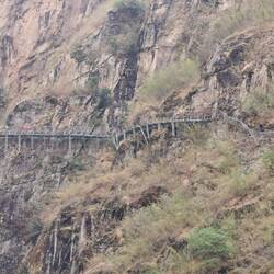 Weg kaputt (an der Wand)