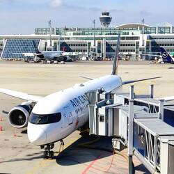 Mit Air Canada von München nach Toronto.