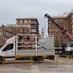 no sadness at dismantling. there is no bad mood possible in Valencia!