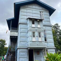 Iron house designed by Gustave Eiffel.