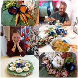 Und nochmals futtern wir uns einmal quer durch die lokale Küche 👌🤤😁