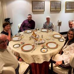 Celebrating a milestone birthday with friends — Toscana, Aboard Insignia.