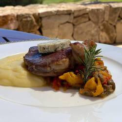 Entrecotte mit Kartoffelpüree