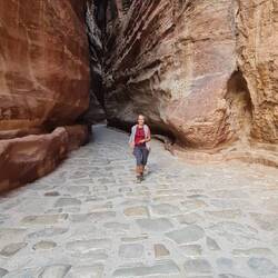 Durch den schmalen Canyon