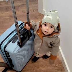 Bye bye: ab zum Flughafen