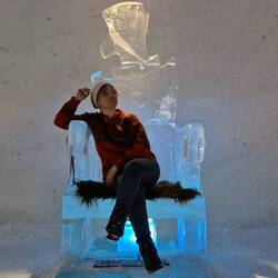 Den Thron musste ich natürlich auch besteigen