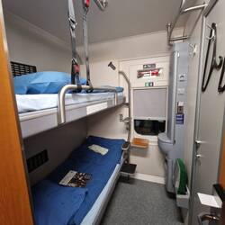 In ein Schlafwagen konnte ich sogar mal reinschauen