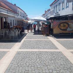 Kleine nette Fußgängerzone