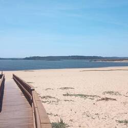 Die Lagune ist schon groß