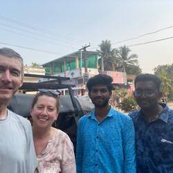 More selfies. We were on a quiet side road and these guys asked if we'd stop for selfies.