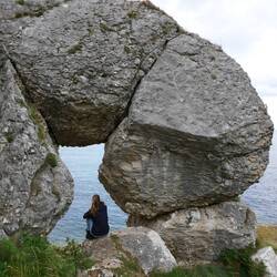 Blick durch's "Madman's Window"