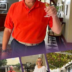 Sherry and Tea at the Hotel (everyone else had SCONES and tea)