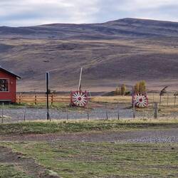 passing golden pampas, die Steppe (Pampas) ist sehr gross