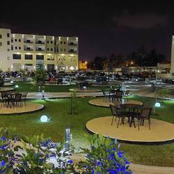 Der Garten unseres Hotels